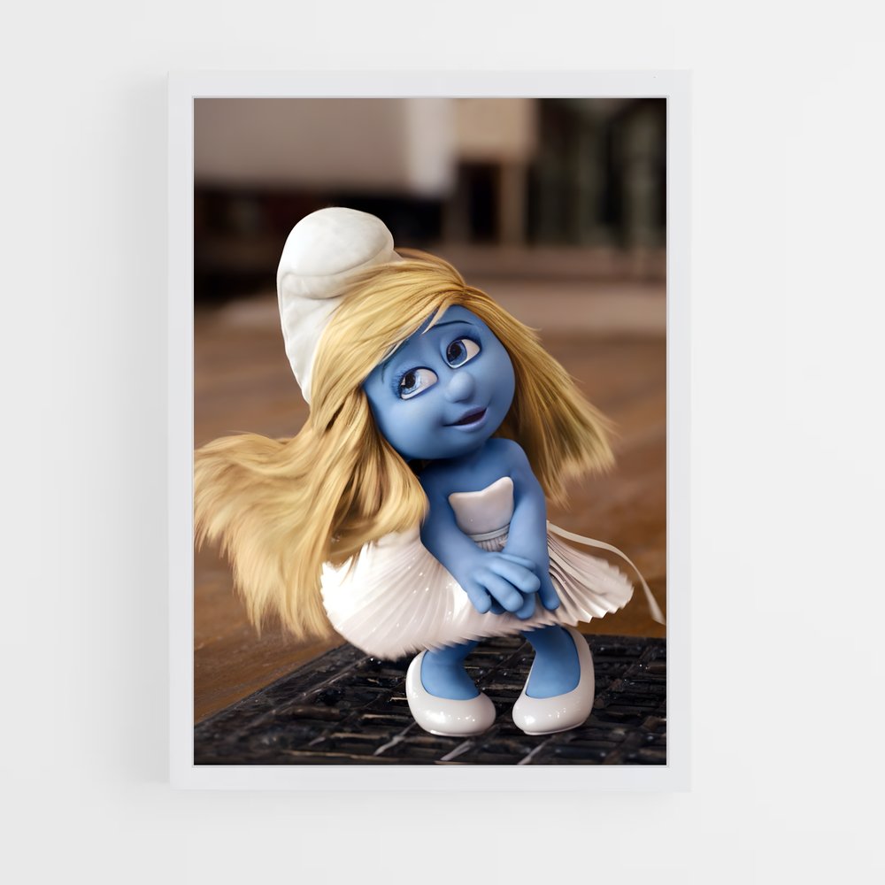 ap-smurfette-1 cadre Blanc