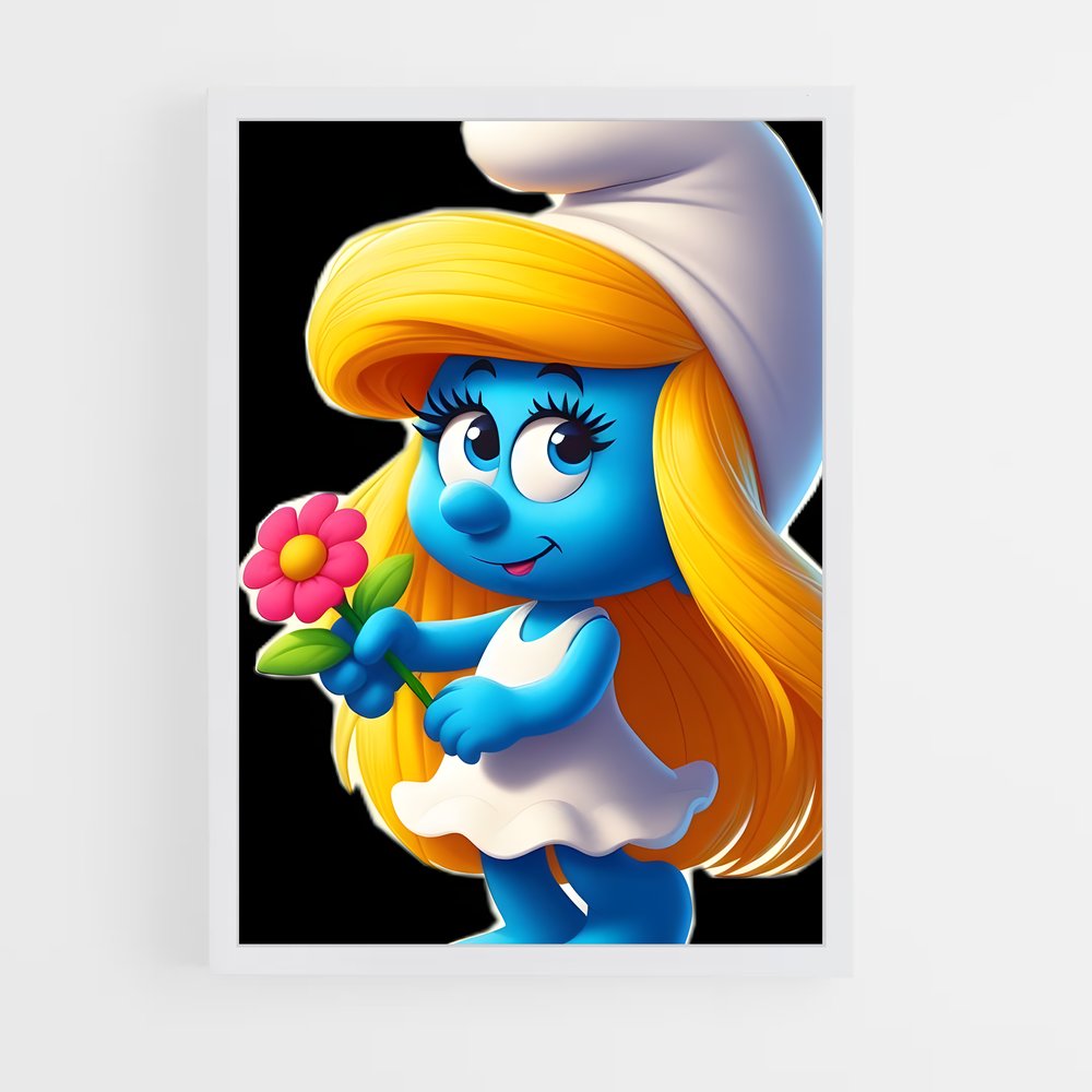 ap-smurfette-2 cadre Blanc