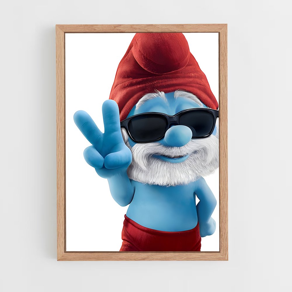 ap-smurfs-2 cadre Bois clair