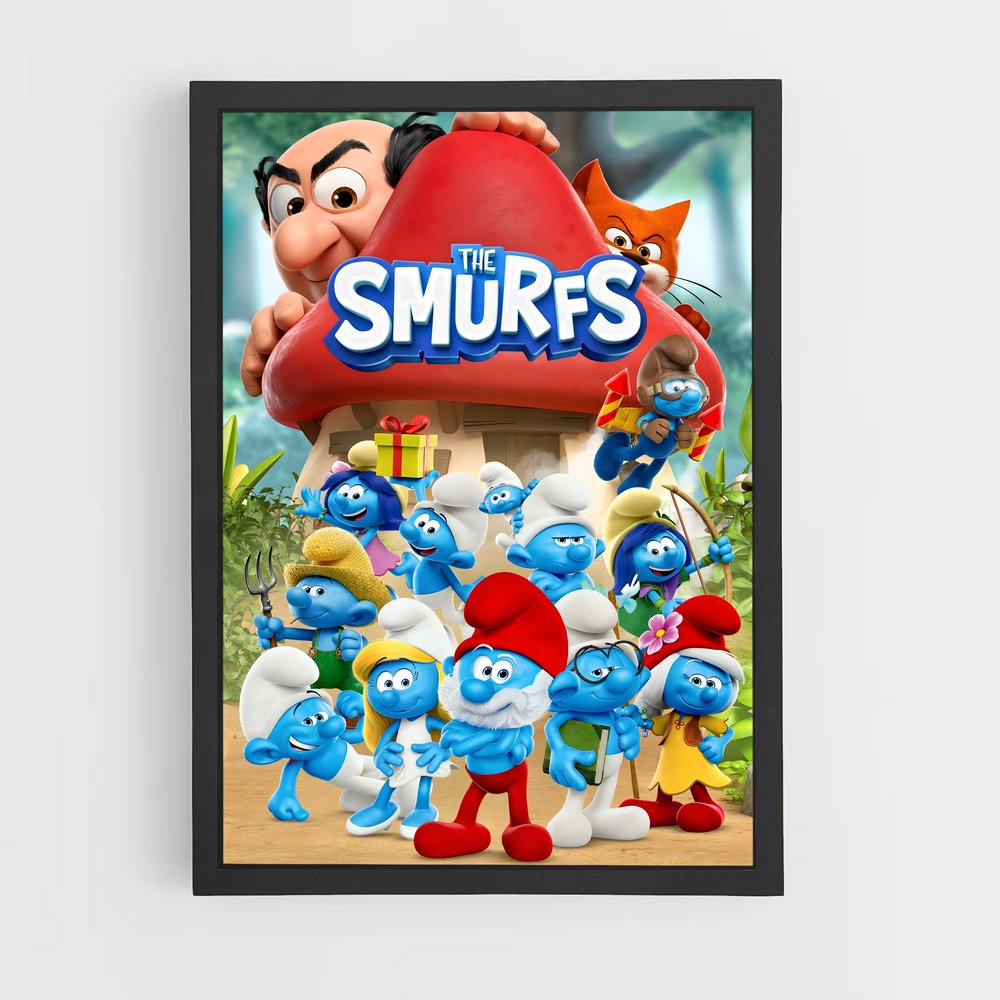 ap-smurfs-3 cadre Noir