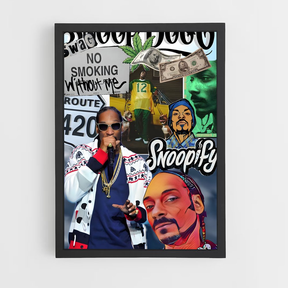 ap-snoop dogg-4 cadre Noir