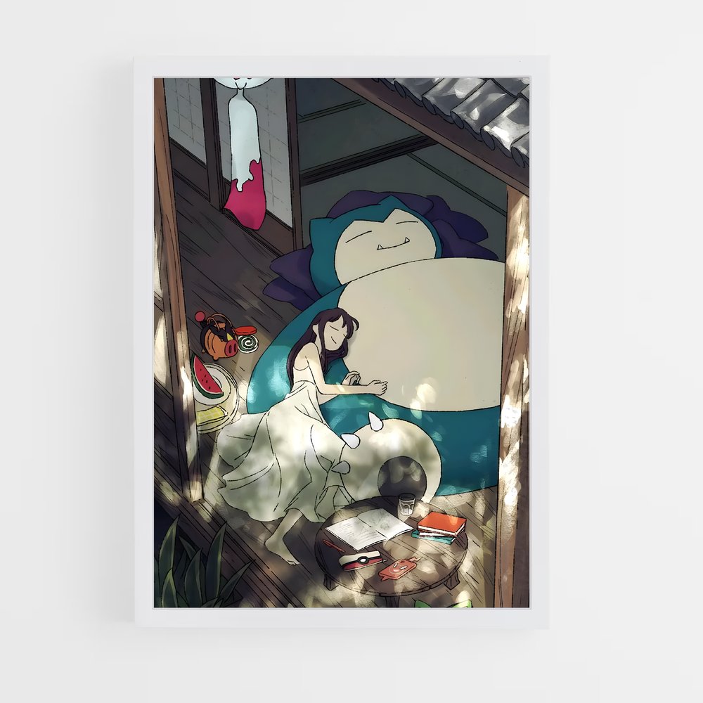 ap-snorlax-1 cadre Blanc