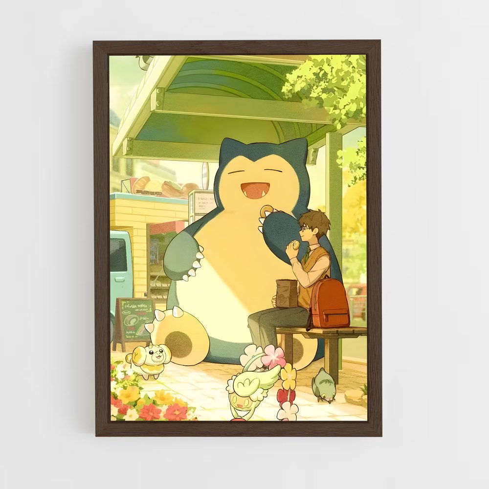 ap-snorlax-2 cadre Bois foncé
