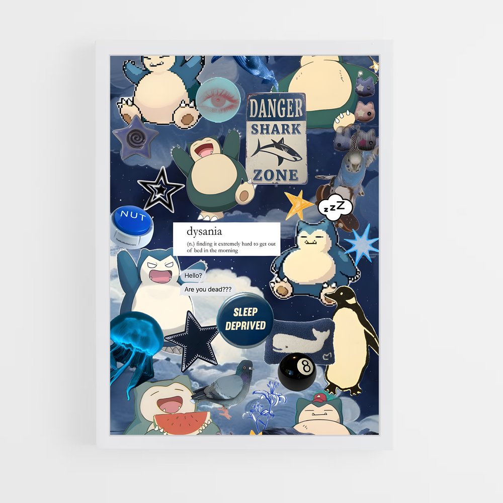 ap-snorlax-3 cadre Blanc