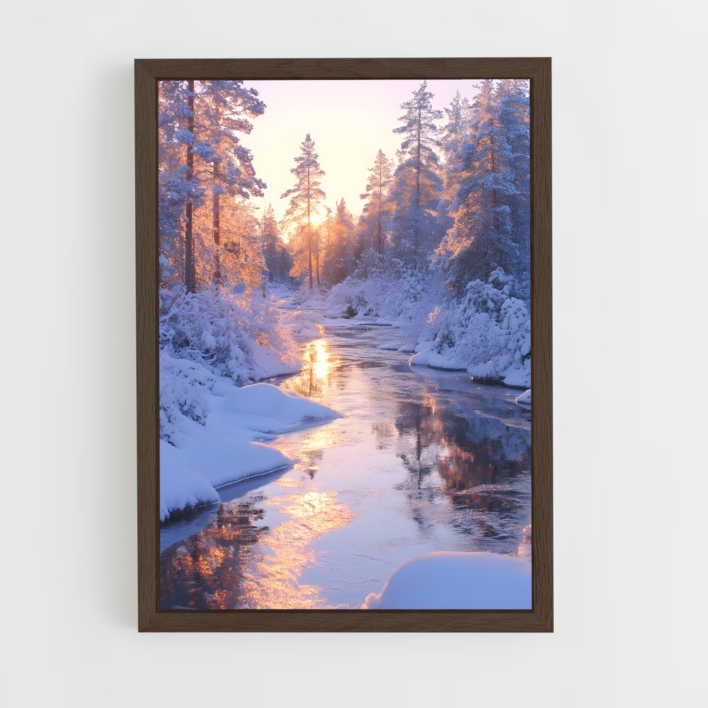 ap-snow-4 cadre Bois foncé