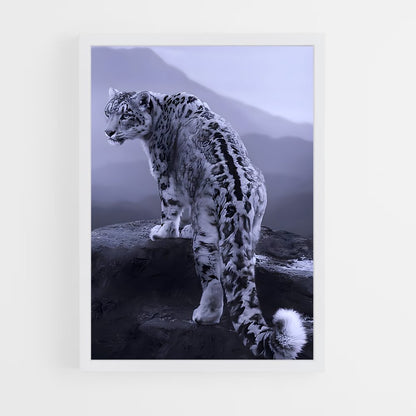 ap-snow leopard-1 cadre Blanc