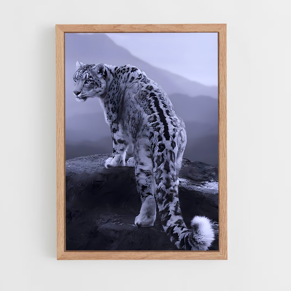 ap-snow leopard-1 cadre Bois clair