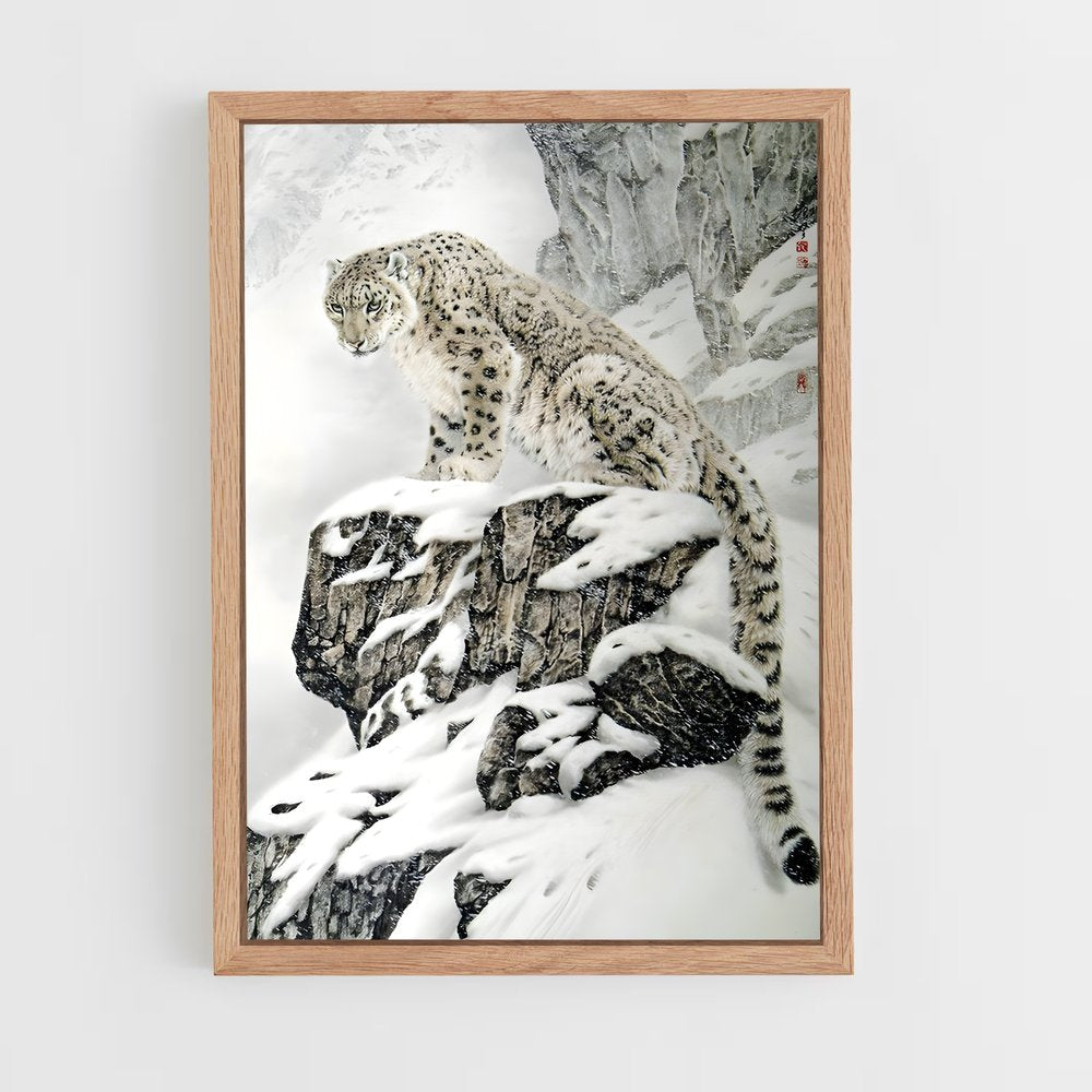 ap-snow leopard-4 cadre Bois clair