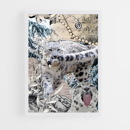 ap-snow leopard-6 cadre Blanc