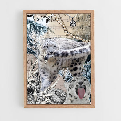 ap-snow leopard-6 cadre Bois clair