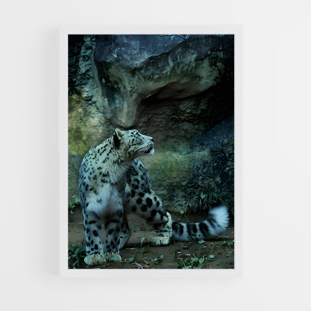 ap-snow leopard-9 cadre Blanc