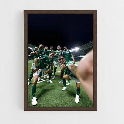 ap-sociedade esportiva palmeiras-10 cadre Bois foncé