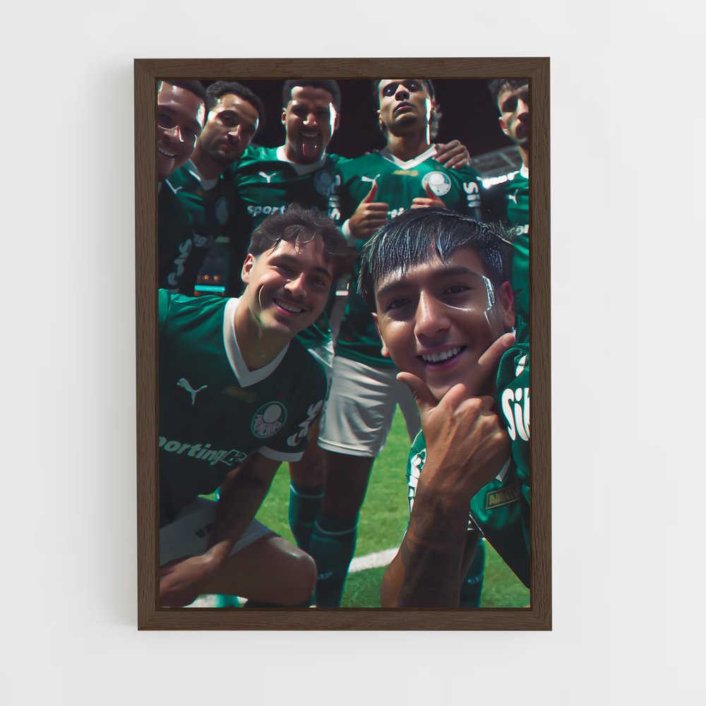 ap-sociedade esportiva palmeiras-7 cadre Bois foncé