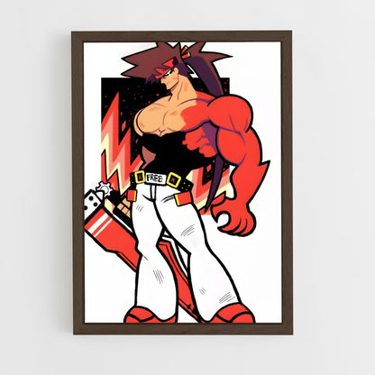 ap-sol badguy-3 cadre Bois foncé