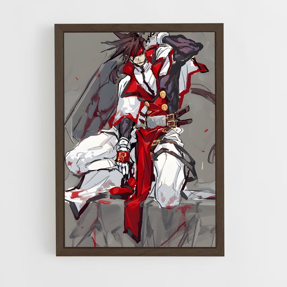 ap-sol badguy-5 cadre Bois foncé