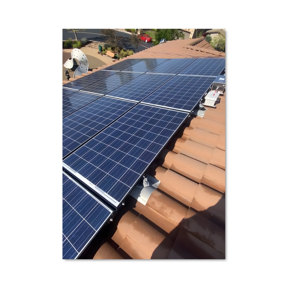 Poster Solar panels 18022