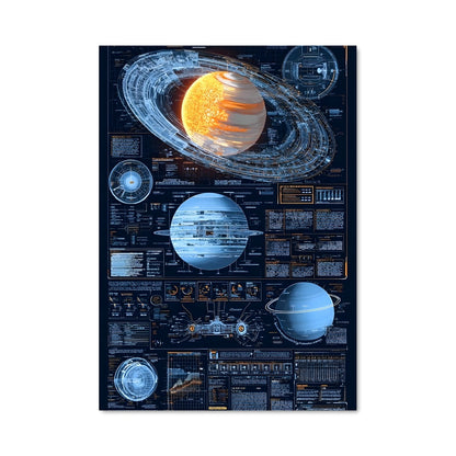 Poster Solar system 17757