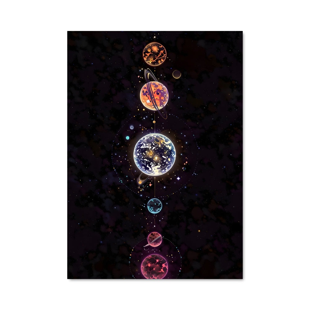 Poster Cosmos Coloré