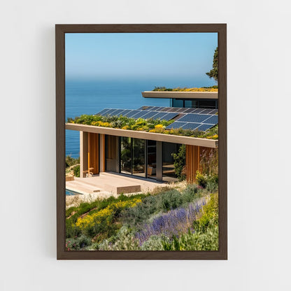 ap-solar panels-4 cadre Bois foncé