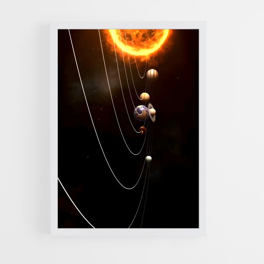ap-solar system-1 cadre Blanc