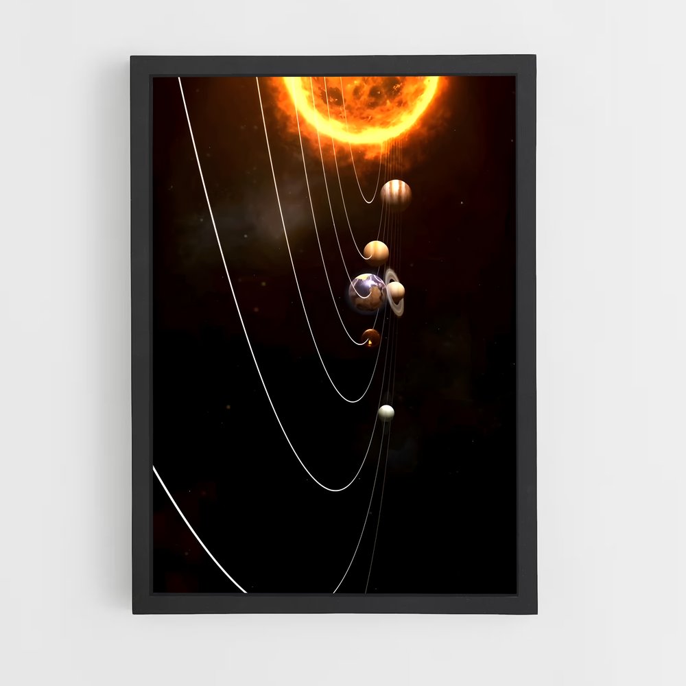 ap-solar system-1 cadre Noir