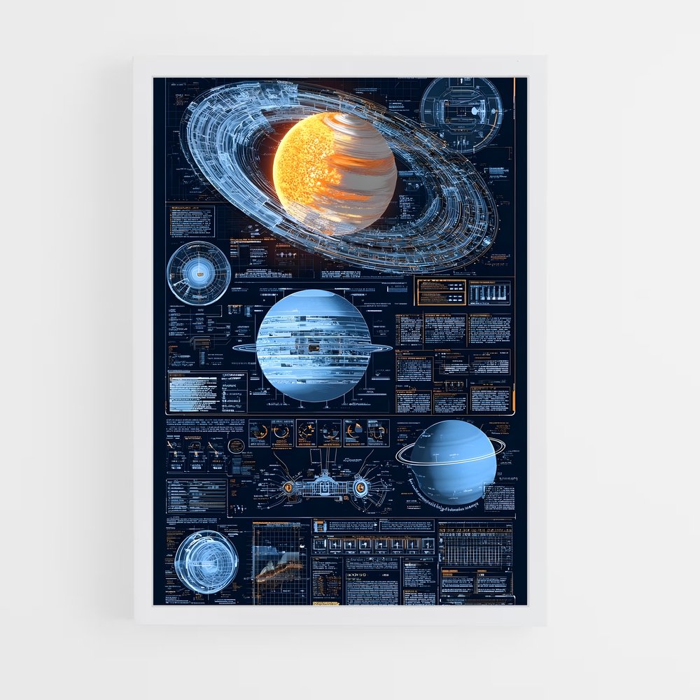 ap-solar system-3 cadre Blanc