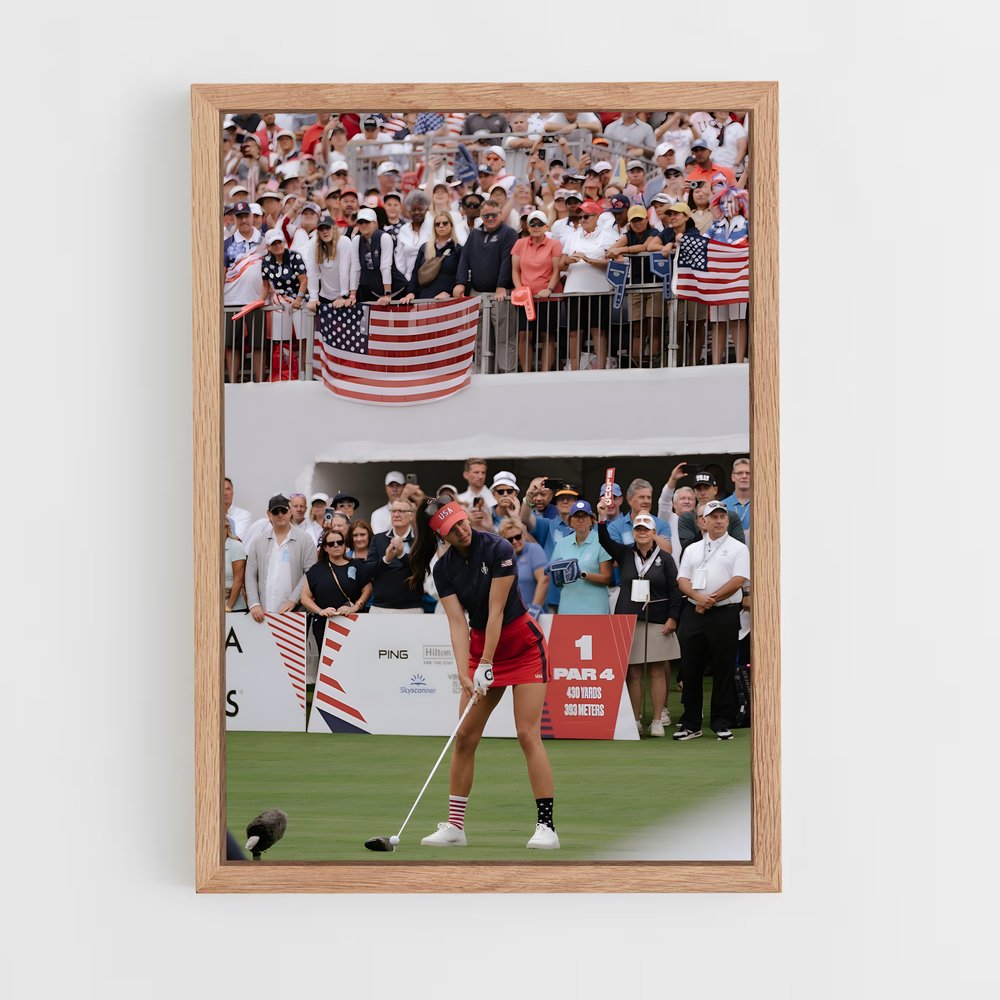 ap-solheim cup-2 cadre Bois clair
