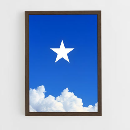ap-somalia flag-4 cadre Bois foncé