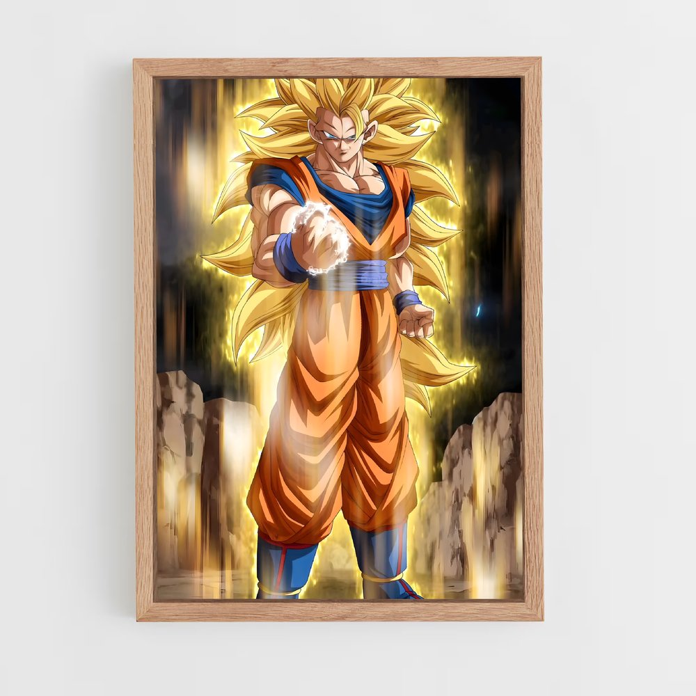 ap-son goku-3 cadre Bois clair