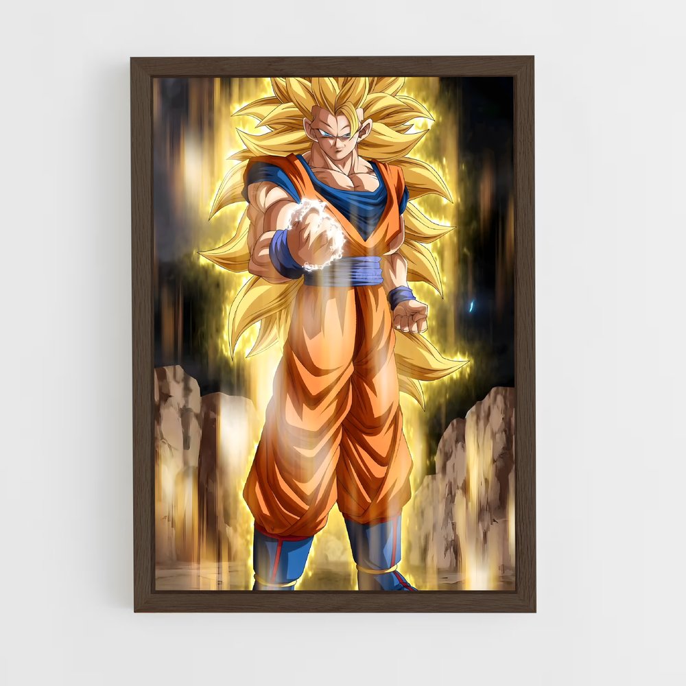 ap-son goku-3 cadre Bois foncé