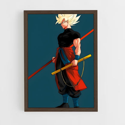 ap-son goku-6 cadre Bois foncé