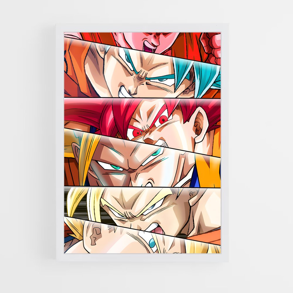 ap-son goku-7 cadre Blanc