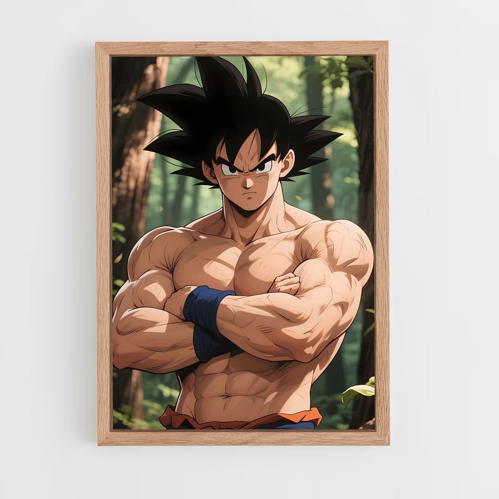 ap-son goku-9 cadre Bois clair