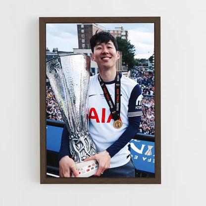 ap-son heung-min-1 cadre Bois foncé