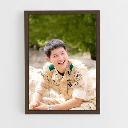 ap-song joong-ki-4 cadre Bois foncé