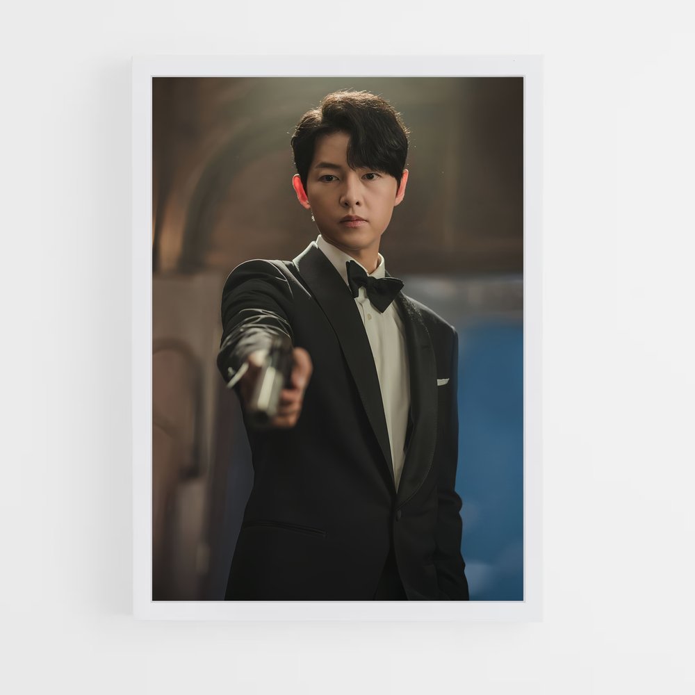 ap-song joong-ki-8 cadre Blanc