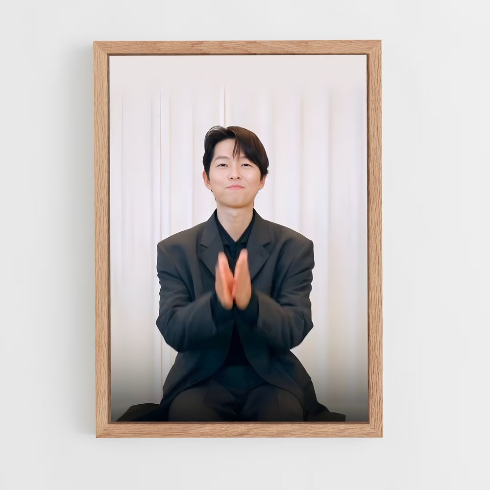 ap-song joong-ki-9 cadre Bois clair