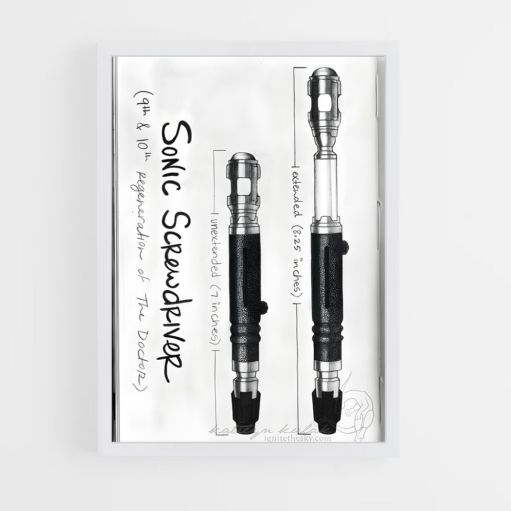 ap-sonic screwdriver-4 cadre Blanc