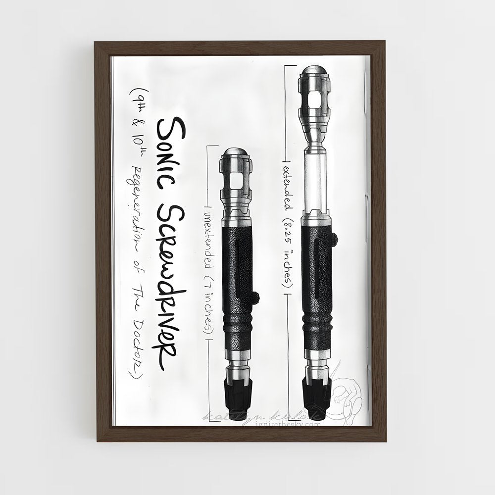 ap-sonic screwdriver-4 cadre Bois foncé