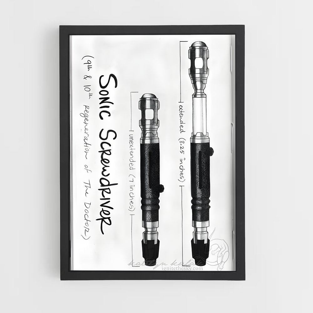 ap-sonic screwdriver-4 cadre Noir
