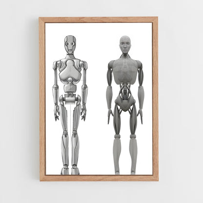 ap-sonny robot-2 cadre Bois clair