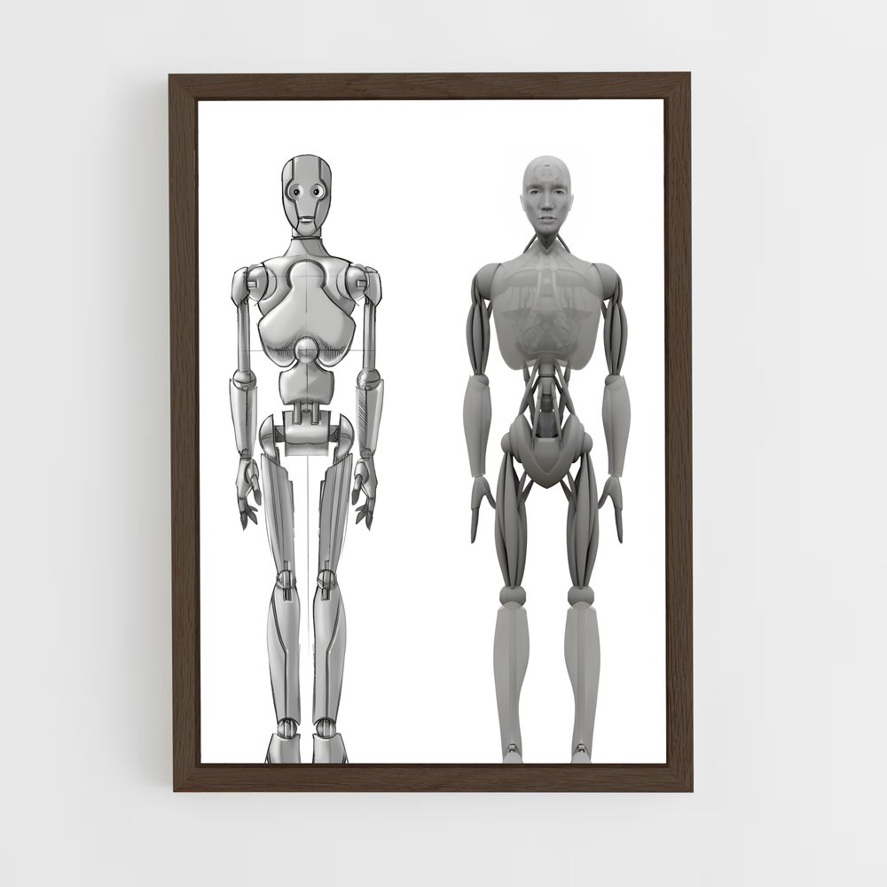 ap-sonny robot-2 cadre Bois foncé