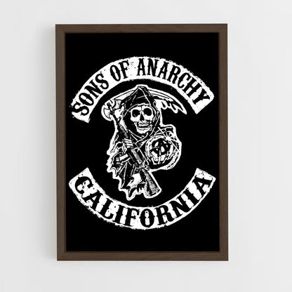 ap-sons of anarchy-10 cadre Bois foncé