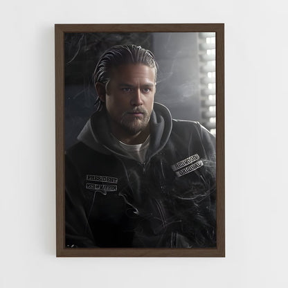 ap-sons of anarchy-8 cadre Bois foncé
