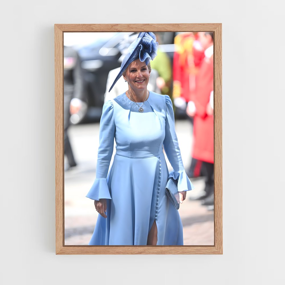ap-sophie duchess of edinburgh-8 cadre Bois clair