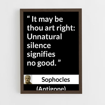 ap-sophocles-4 cadre Bois foncé