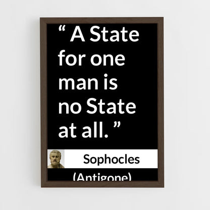 ap-sophocles-6 cadre Bois foncé