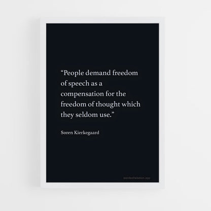 ap-soren kierkegaard-6 cadre Blanc