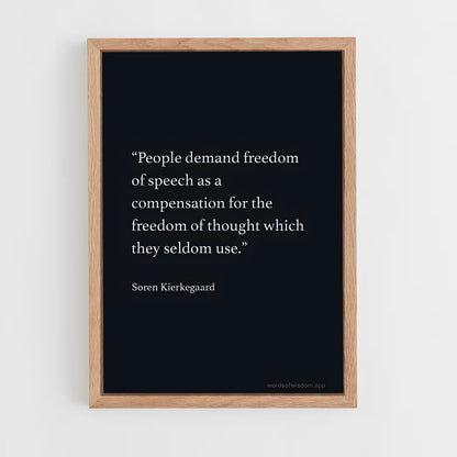 ap-soren kierkegaard-6 cadre Bois clair