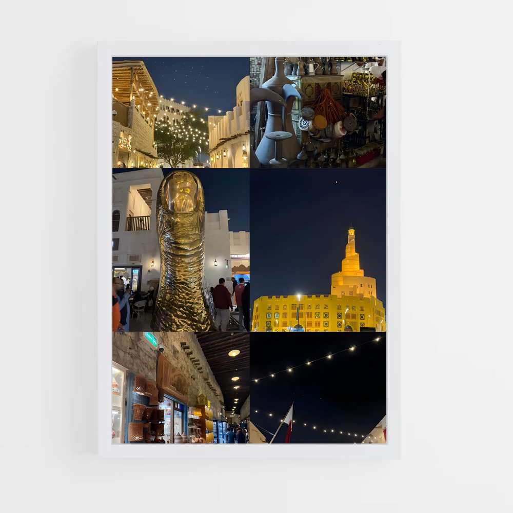 ap-souq waqif-10 cadre Blanc